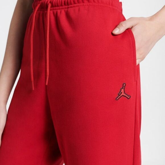 Air Jordan 1 2 3 4 5 6 7 11 12 Bred Fire Red Joggers Pants Women's Size XXL New - Picture 1 of 14